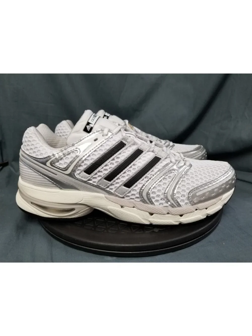 Adidas Adistar Control 5 J (GS) Grey Silver Metallic Boys Size 5 NEW NO BOX!